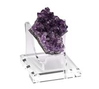Uhngw Supports d'Exposition pour Cristaux - Organisateur en Acrylique Transparent - Porte,pour Spécimens Fossiles Minéraux Maison Atelier Lieu de Travail Étagère Table de