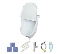 Uhngw Urinoir Mur - Dispositif Murale De Dérivation D'Urine Pour Extérieur,Urinoir Antidébordement avec Couvercle pour Hommes Extérieur Garage Camping Arrière-Cour Camping-Car