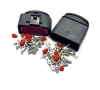 UHNYTRV 1 jeu de 14 broches 1J0973737 1J0973837, prise d'assemblage de phare/de voiture, connecteur modifié/éclairage automatique(Ivory,2 Sets)