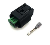 UHNYTRV 1 jeu de connecteurs de fil de température de moteur à 2 broches, prise de capteur d'oxygène étanche automatique compatible 1-967644-1 968405-1(1 set)