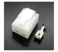 UHNYTRV 1 jeu de connecteurs de fils électriques femelles à 4 broches de 6,3 mm/voitures DJ7042-6.3-21(1 set)