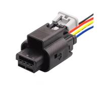 UHNYTRV 1 pièce 4 broches 1801823-1 faisceau de câbles de prise de caméra arrière de voiture connecteur femelle de capteur étanche automatique / 2236398-1 13422(5 Pcs)