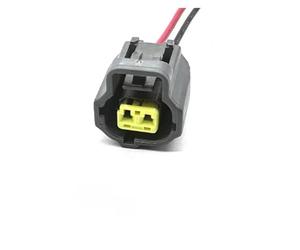 UHNYTRV Capteur de température du liquide de refroidissement étanche, 1 pièce, 2 broches, connecteur Miata femelle 1.8mm, 1JZ-GTE 2JZ-GTE, Applicable à 178390 - 1(Black,1 Set)