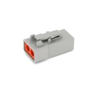 UHNYTRV Connecteur automatique 2 broches gris DTP06-2S étanche Deutsch DTP mâle femelle tête et borne faisceau de câbles prise de courant(Female set)