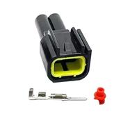 UHNYTRV Connecteur automatique étanche mâle femelle, bobine d'allumage à 2 broches, 2/5 jeux, Applicable à l'essence 2.3 FW-C-2M-B FW-C-2F-B(2p male,2 sets)