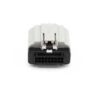 UHNYTRV Connecteur automobile 18 broches 2203663 - 6, prise de faisceau de câbles étanche, connecteur femelle 0.64mm, Terminal supplémentaire