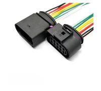 UHNYTRV Connecteur d'assemblage de phares automobiles à 10 broches, prise de phares halogènes de voiture, 1J0973735 1J0973835(Dark Grey,1 Set)