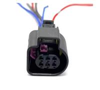 UHNYTRV Connecteur de capteur d'oxygène à large bande LSU 4.9, prise automatique étanche à 6 broches, mâle femelle (1.5), 4H0973713(6p female,1 set)