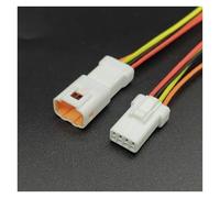 UHNYTRV Connecteur de fil étanche 2P 3P 4P 6P 8P 0.6 MM, prise mâle et femelle avec câble, connecteurs électriques JST JWPF(JST-04)