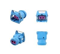UHNYTRV Connecteur de prise de klaxon de voiture 144473, 2 broches, 3.5mm(Blauw,5 PCS)