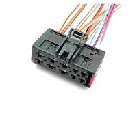 UHNYTRV Connecteur électronique automatique 10 broches, faisceau de câbles, chauffage de siège, prise mâle femelle 7L0972762 8E0972710 avec câble(10P Female,1 Pc)