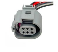 UHNYTRV Connecteur femelle de vanne EGR à 6 broches/faisceau de câbles 1J0 973 713 G 1J0973713G 42121200 avec câble 15 cm 20 AWG(1 Pc)