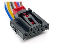 UHNYTRV Faisceau de câblage de prise arrière automatique, 1 pièce, 6 broches, ajusteur de hauteur de siège, connecteur femelle avec câble 1S0972706(1 Pc)