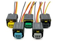 UHNYTRV Faisceau de câbles de capteur de vilebrequin automatique FCI TE 3 broches connecteur électronique étanche 1801179-1 1801179(Blauw,1 Pc)
