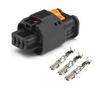 UHNYTRV Prise de capteur de Thermostat de ventilateur de moteur, 2 broches 1801175/3 broches 1801178, connecteur de pompe d'injection de carburant(1801178-1,5 PCS)