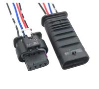 UHNYTRV Prise de faisceau de câbles automatique, 1/5/10/20 jeux de 4 broches 1-1718645-1 TE, Applicable à l'injecteur de carburant de voiture, capteur de pression d'admission d'azote(4p male female,1