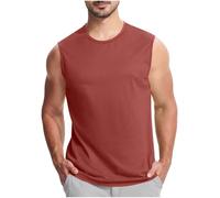 UHouse Debardeur Homme Fitness Tee Shirt sans Manche Ete Maillot De Corps Sport Oversize Top Musculation Débardeur Casual Haut D'Été Vêtements Amazon Mon Compte Rouge 4XL