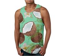 UHouse Debardeur Homme Leger Débardeur Gym Maillot De Corps Coton Respirant Musculation Oversize Top Fin Cut Vêtements Fitness Habit Votre Compte Blanc 6XL