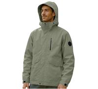 UHouse Veste Imperméable Homme Capuche Vêtements de Pluie Softshells Vtt Vetement D'hiver Coupe Vent Velo Manteau Randonnée Jacket Alpinisme Automne Hiver Vestes Vert arméeL