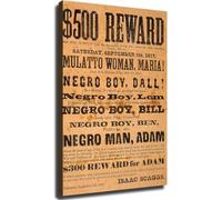 UHPEAAUN African American History Poster Underground Railroad Freedom Seekers Educational Display(Framed,16x24inch(40x60cm))