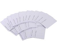 UHPPOTE Cartes à Puce de proximité RFID sans Contact 125 kHz de 0,8 mm d'épaisseur pour système de contrôle d'accès et attandance de Temps (Lot de 100)