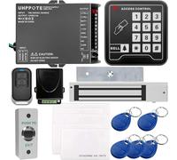 UHPPOTE Kit Complet de Système de Contrôle d'Accès de Sécurité de Carte 125 KHz EM-ID pour Une Porte avec la Serrure Magnétique de Maintien Force 600Lbs 280KG