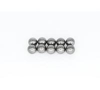 UHRIG 10x boule de fer massive, billes d’acier solides de Ø 15 mm chacune - 10 pièces de billes de fer pour par exemple une clôture en fer forgé et bien plus encore.