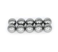 UHRIG 10x Boule de Fer Massive, Billes d’Acier Solides de Ø 25 mm chacune - 10 pièces de Billes de Fer pour par Exemple Une clôture en Fer forgé et Bien Plus Encore.