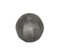 UHRIG Boule de Fer Rustique martelée Ø 50 mm Bords forgés - Acier Massif - Boule de Fer forgé pour la décoration, par Exemple sur Une clôture, Un Portail de Jardin, etc. (Ø50mm)