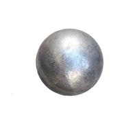 UHRIG boule de fer, Sphère creuse en fer Ø 80 mm - boule métallique à paroi épaisse, par exemple pour les poteaux de clôture, les garde-corps, les portails de jardin et bien plus encore.