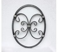 UHRIG Ornement en fer forgé à partir de fer, par exemple comme élément ornemental pour les grilles de fenêtres, les garde-corps, les clôtures, les portes de jardin et bien plus encore.