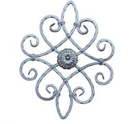 UHRIG Ornement en Fer forgé forgé à partir de Fer, par Exemple comme élément décoratif pour Les grilles de fenêtres, Les Garde-Corps, Les clôtures, Les portails de Jardin et Bien Plus Encore.