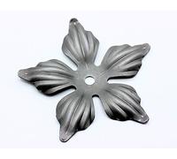 UHRIG Rosace décorative Ø140mm en fer forgé, par exemple pour le soudage dans les clôtures, les garde-corps, les grilles de fenêtres et bien plus encore.