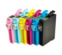 UHRSERNJ 1 Sets T0801 T0802 T0803 T0804 T0805 T0806 Ink Cartridge Compatible with P50 PX650 PX700 PX800 PX710 PX720 PX810 PX820 R265 R285 R360 RX560 RX585 Printers