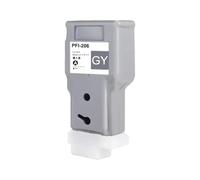 UHRSERNJ 300 ML PFI206 PFI 206 PFI-206 CARTRIDE À L'ENK Compatible Fonctionne avec IPF6400 IPF6400S IPF6450 IPF6400SE(PFI-206-GY)