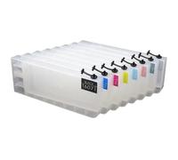 UHRSERNJ Compatible 8 Couleur 4880 REMBLILABLE Cartridge À L'ENK Compatible avec Stylus Pro 4880 4800 4000 4450 4400 7600 9600 PRIMENTS 300ML T6071-T6079(1 Set (9 Color))