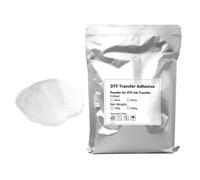UHRSERNJ DTF Powder de Transfert de Chaleur Compatible Compatible avec l'imprimante de Film Impression directe sur Tous Les Tissus Blancs Noirs numériques adhésif 500g(500g-White)