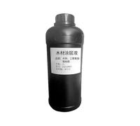 UHSTJW 1000 ML imprimante Liquide de revêtement Clair Compatible avec l'adhésion à l'encre sur des Surfaces compatibles en Verre et en métal en Verre(1L Wood Coating)