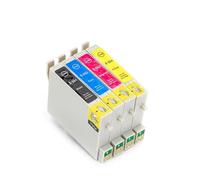 UHSTJW 4 Couleurs T0551 T0552 T0553 T0554 CARTIDE À L'ENK T551 Compatible avec Stylus Photo RX420 RX425 RX520 R240 R245 CARTRIDGES Ink Ink Jett REMPLACE