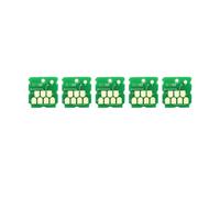 UHSTJW 5 10 20 50pcs C13S210125 S2101 SC23MB Poupon DE LA TANQUE D'ALÉANCE Compatible avec F100 F130 F160 SC-F100 SC-F130 SC-F160 SC-F170 Imprimante(SC23MB Chip 5pcs)