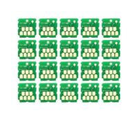 UHSTJW 5 10 20 50pcs C13S210125 S2101 SC23MB Poupon DE LA TANQUE D'ALÉANCE Compatible avec F100 F130 F160 SC-F100 SC-F130 SC-F160 SC-F170 Imprimante(SC23MB Chip 20pcs)