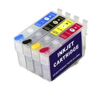 UHSTJW Cartouche à Encre Rechargeable T604 604xl Compatible avec XP-2200 XP-2205 XP-3200 XP-3205 XP-4200 XP-4205 WF-2910DWF WF-2950 Printeurs Pas de Puce requise