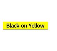 UHSTJW Cartouche Compatible Ribbon MC1-1000-595-WT-BK Compatible avec Les étiquettes Rape Black sur l'imprimante Rouge Jaune Fonctionne avec BMP-41 BMP-51 BMP-53 Chip 25,4 mm(MC1-1000-595-YL-BK)