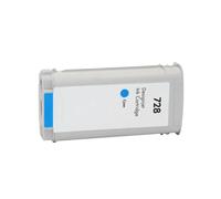 UHSTJW Cartouche d'encre Compatible avec 728 728 Compatible avec imprimante à Jet d'encre DesignJet T730 T830(HP728C 130ml)