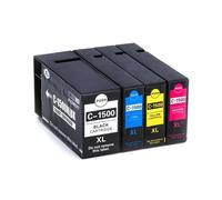 UHSTJW Cartouche d'encre Compatible avec PGI-1200XL PGI-1200 XL 1200XL Compatible avec MAXIFY MB2320 MB2020 MB2720 MB2120 MB2050 2350(4color 1set)