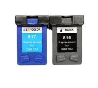 UHSTJW Cartouche d'encre magnétique Compatible Compatible avec imprimante 816, 816, 817, D1468, D2360, D2368, D2468, 3538, 3558, 3658, 3668, 5168, 5652