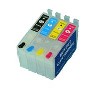 UHSTJW Cartouche d'encre Rechargeable 34 34XL 702 702XL, Compatible avec Les imprimantes Workforce Pro WF-3720 WF-3725 WF-3730 WF-3733, sans Puce(Cartridge NO Chip)