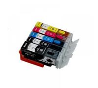UHSTJW Cartouche d'encre Rechargeable PGI-570 PGI570 CLI571, Compatible avec imprimante MG6853 MG7750 MG7751 MG7752 MG7753(1Set 5pcs)