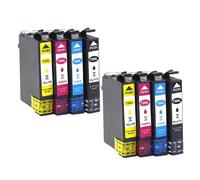 UHSTJW Cartouches d'encre 39XL T39XL 39 T39 C13T04L192, compatibles avec Les imprimantes XP-2105 XP-4105, Lot de 4 encres Couleur, Noir, Cyan, Magenta(8pcs 2set)