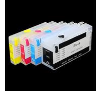 UHSTJW Chip à Arc à Cartouche à Encre Rechargeable 952 953 954 955 XL Compatible avec OfficeJet Pro 7740 7730 7720 8710 8715 8718 8719 8740 Printers(1set no Chip)